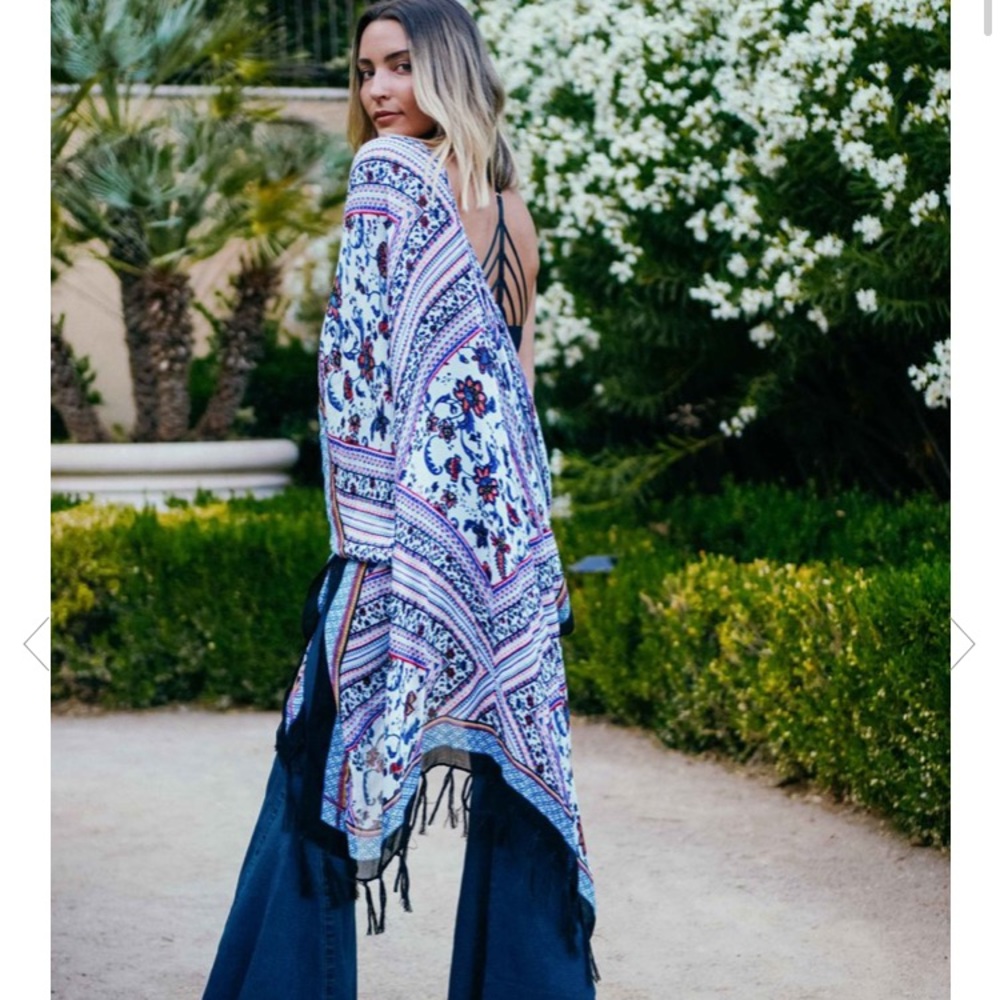 Floral Boho Pattern Kimono